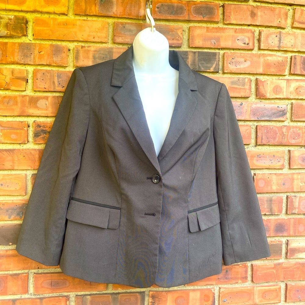 The Limited Pin Striped Blazer Jacket Blazer, Large